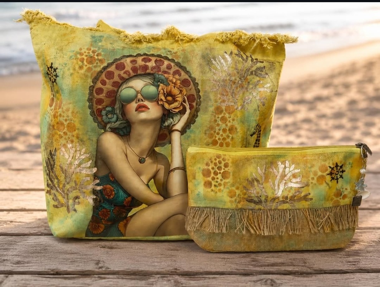 Bolso verano pintado