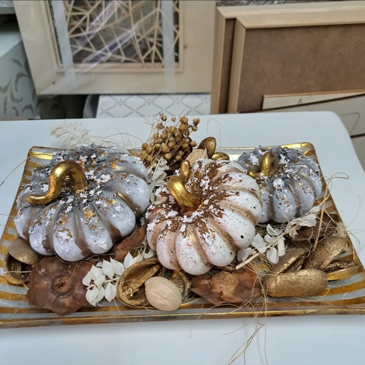 Calabazas decoradas