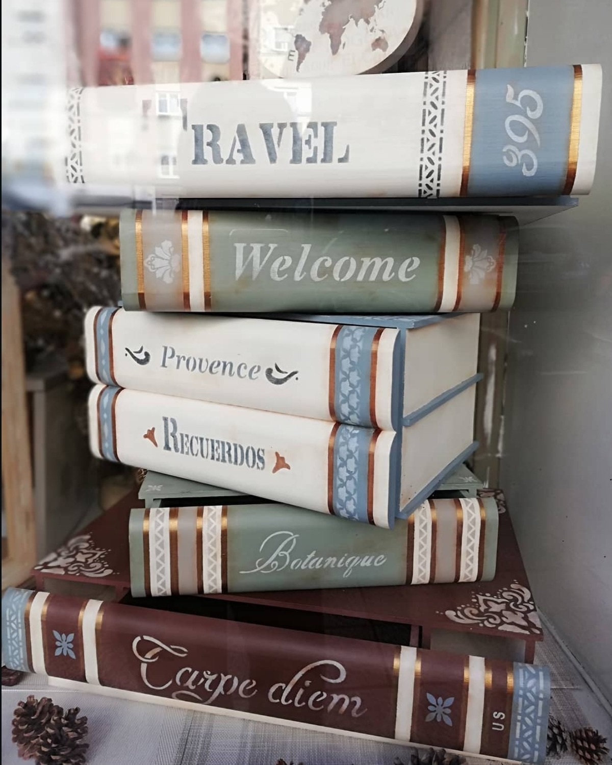 Libros decorados