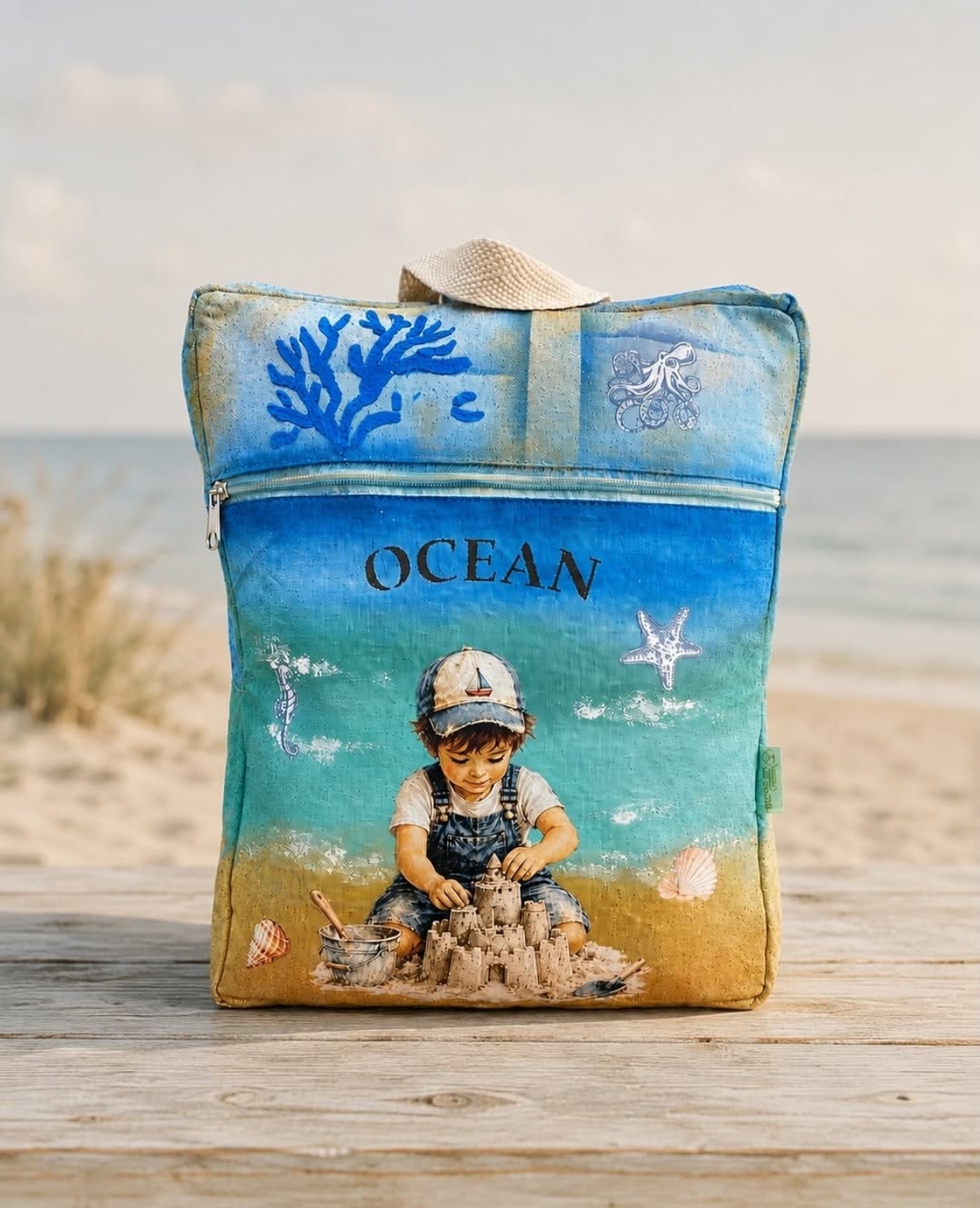 Mochila Ocean pintada